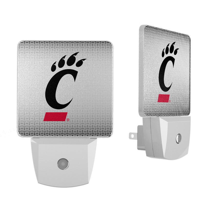 University of Cincinnati Bearcats Linen Night Light 2-Pack