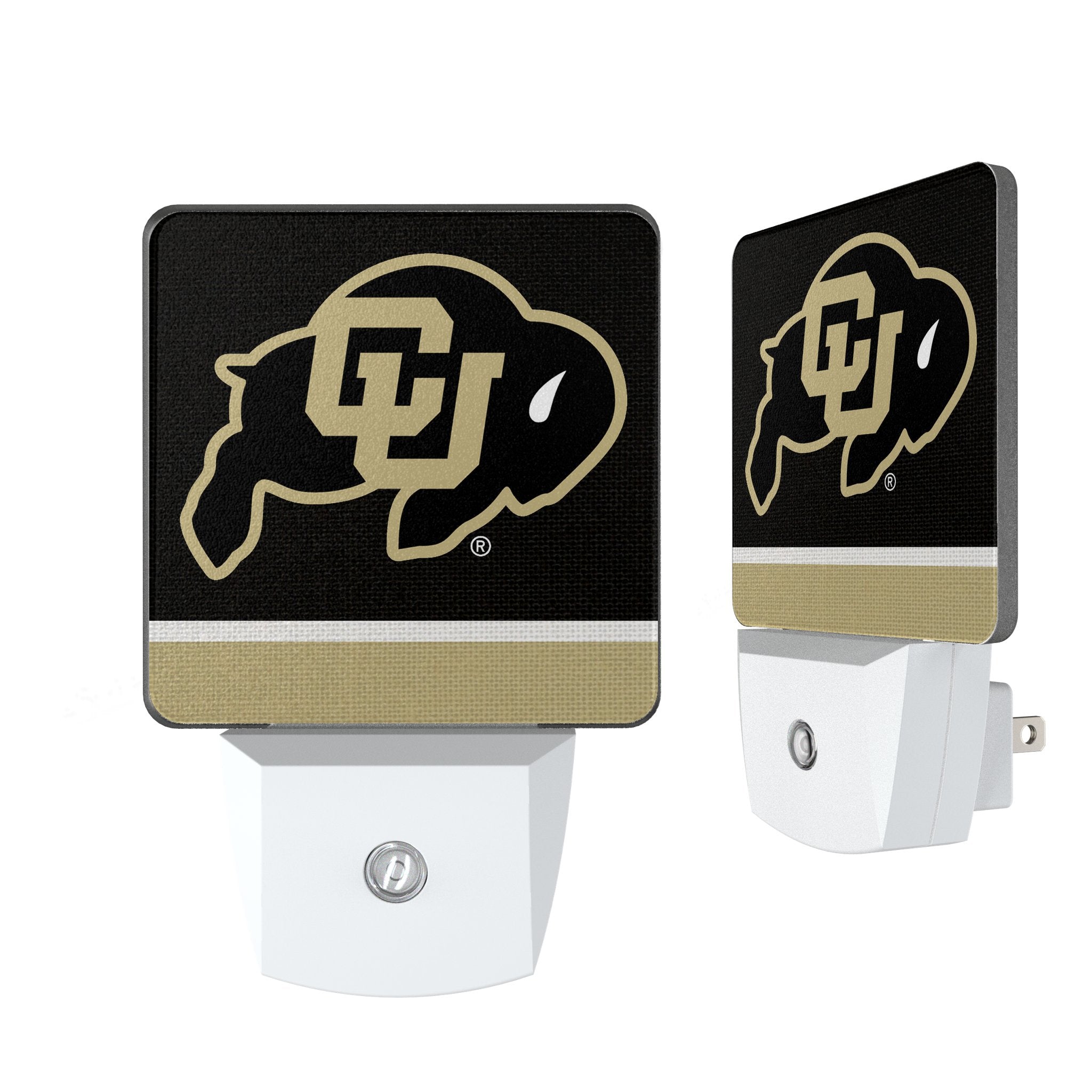 University of Colorado Buffaloes Stripe Night Light 2-Pack