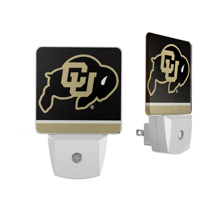 University of Colorado Buffaloes Stripe Night Light 2-Pack