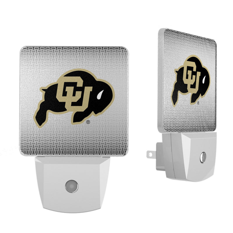 University of Colorado Buffaloes Linen Night Light 2-Pack