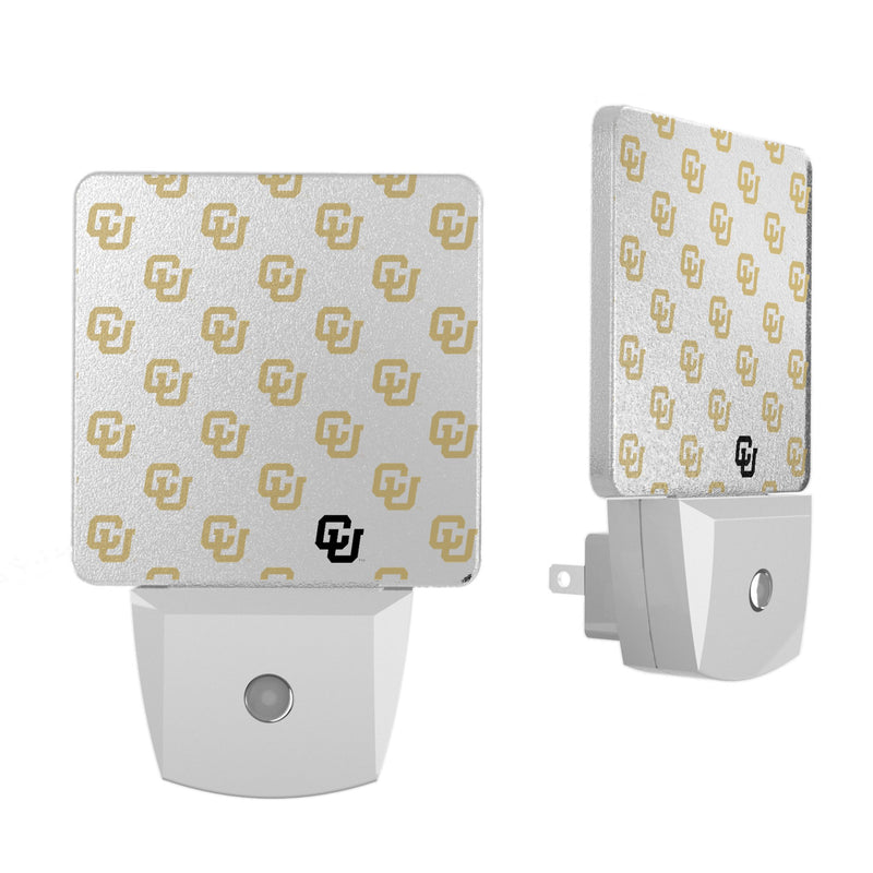 University of Colorado Buffaloes Fashion Pattern Night Light 2-Pack