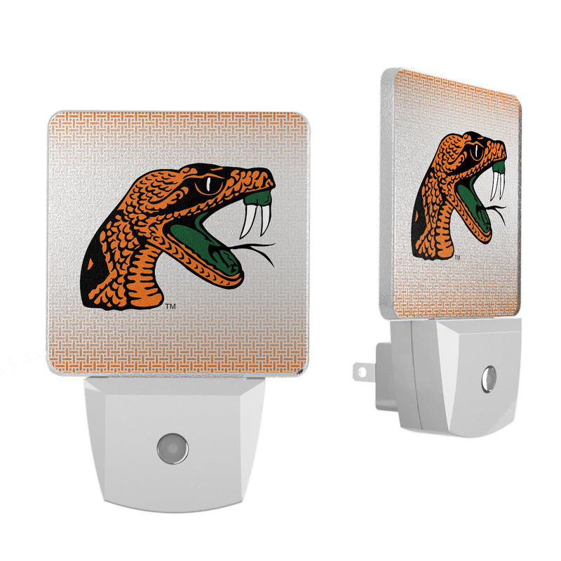 Florida A&M University Rattlers Linen Night Light 2-Pack