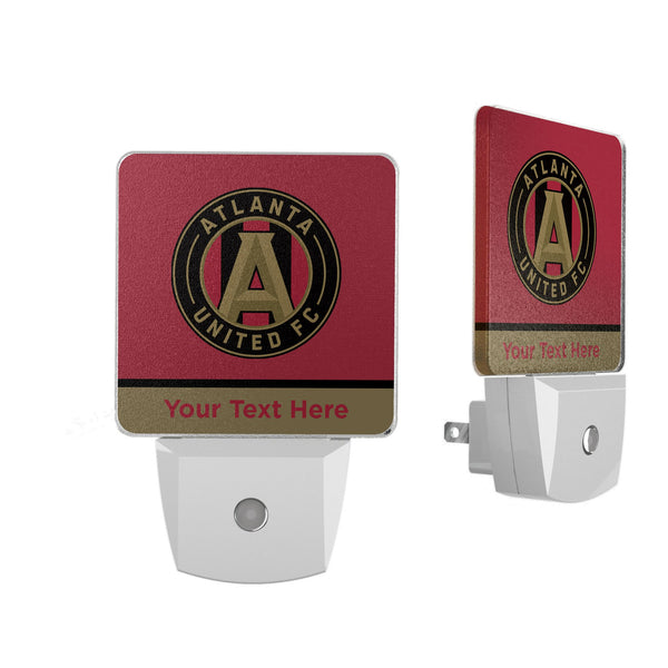 Atlanta United FC Personalized Endzone Solid Night Light 2-Pack