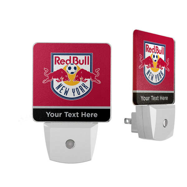 New York Red Bulls Personalized Endzone Solid Night Light 2-Pack