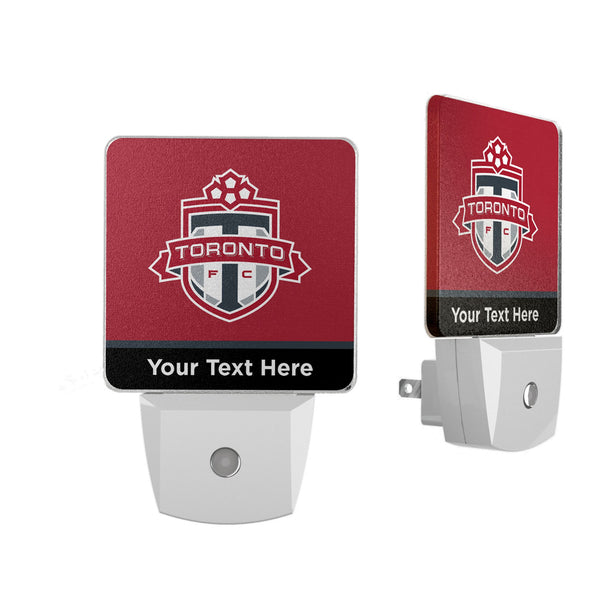 Toronto FC Personalized Endzone Solid Night Light 2-Pack