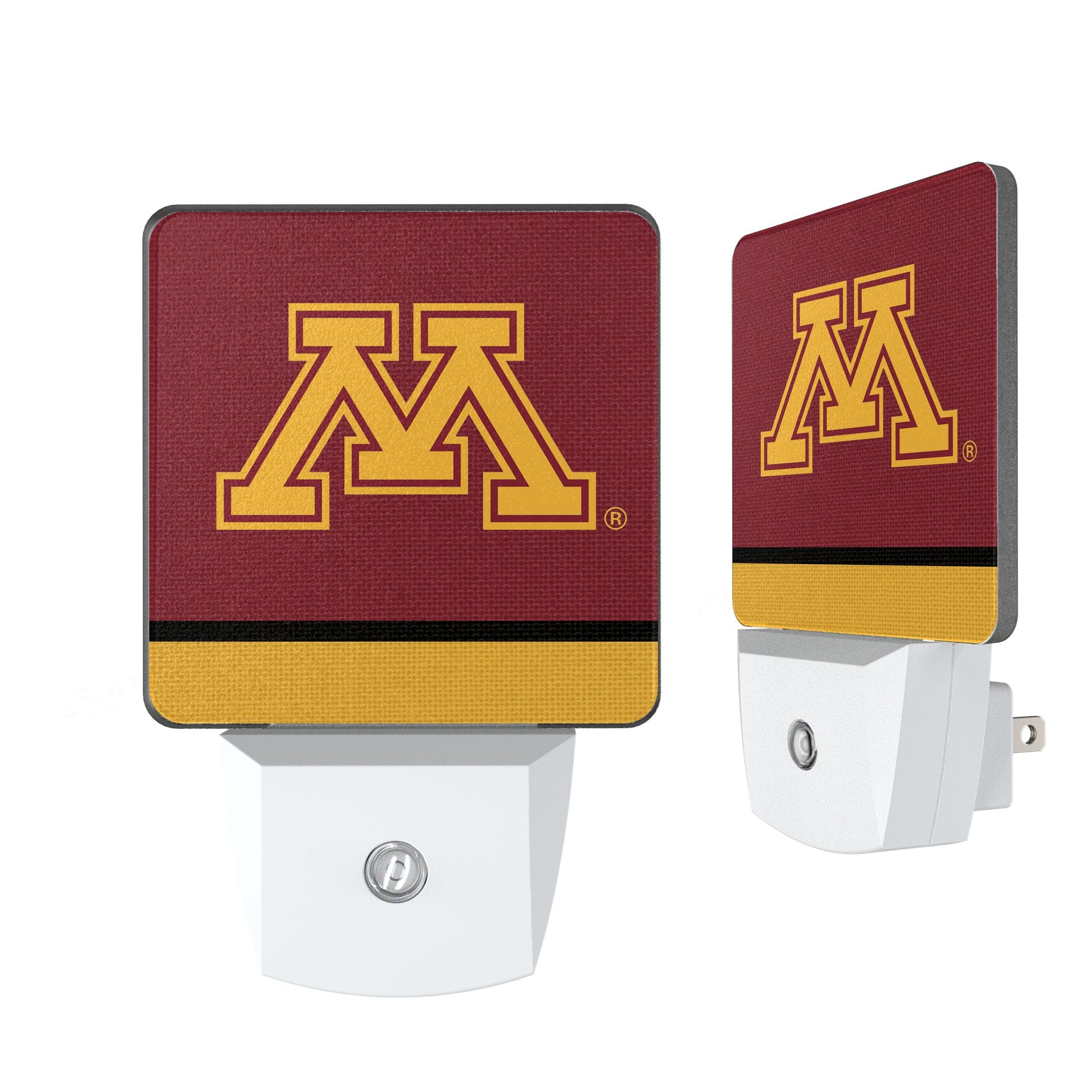 University of Minnesota Golden Gophers Stripe Night Light 2-Pack