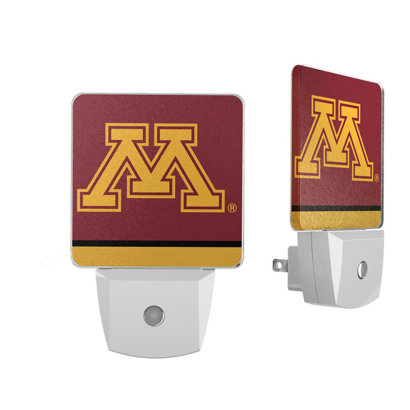 University of Minnesota Golden Gophers Stripe Night Light 2-Pack