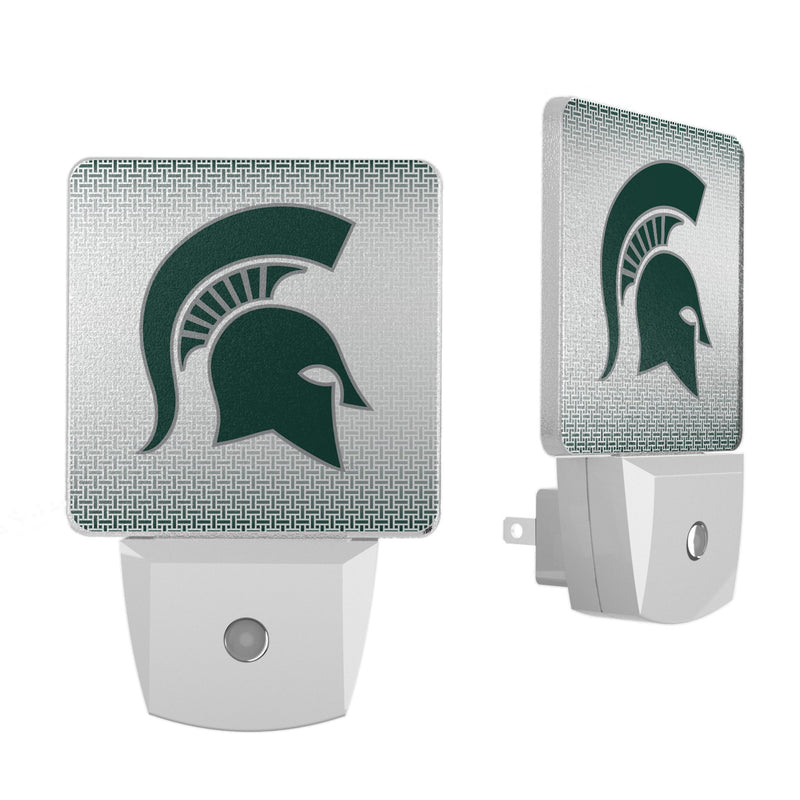 Michigan State University Spartans Linen Night Light 2-Pack