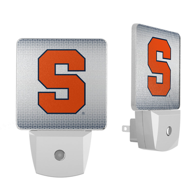 Syracuse University Orange Linen Night Light 2-Pack