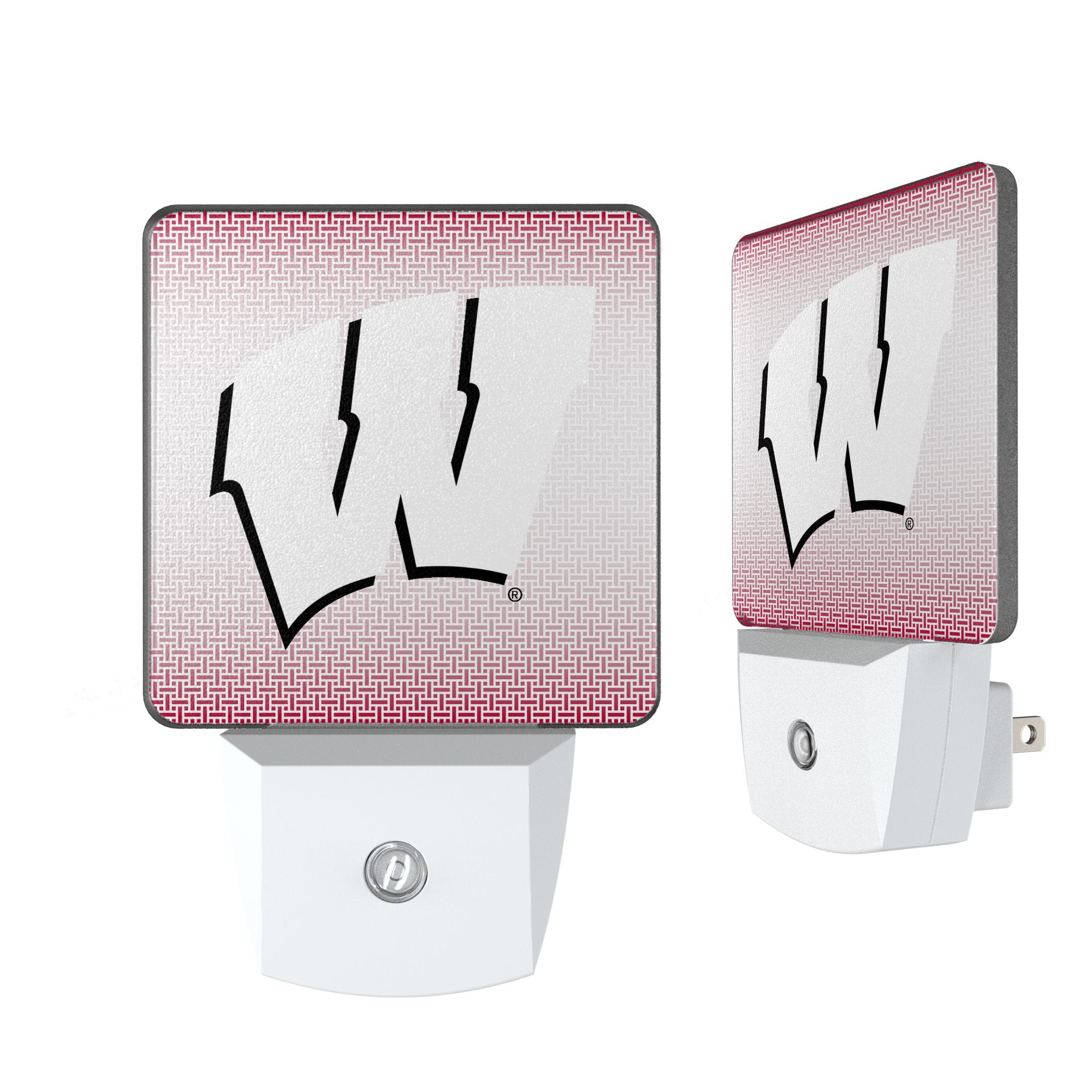 University of Wisconsin Badgers Linen Night Light 2-Pack