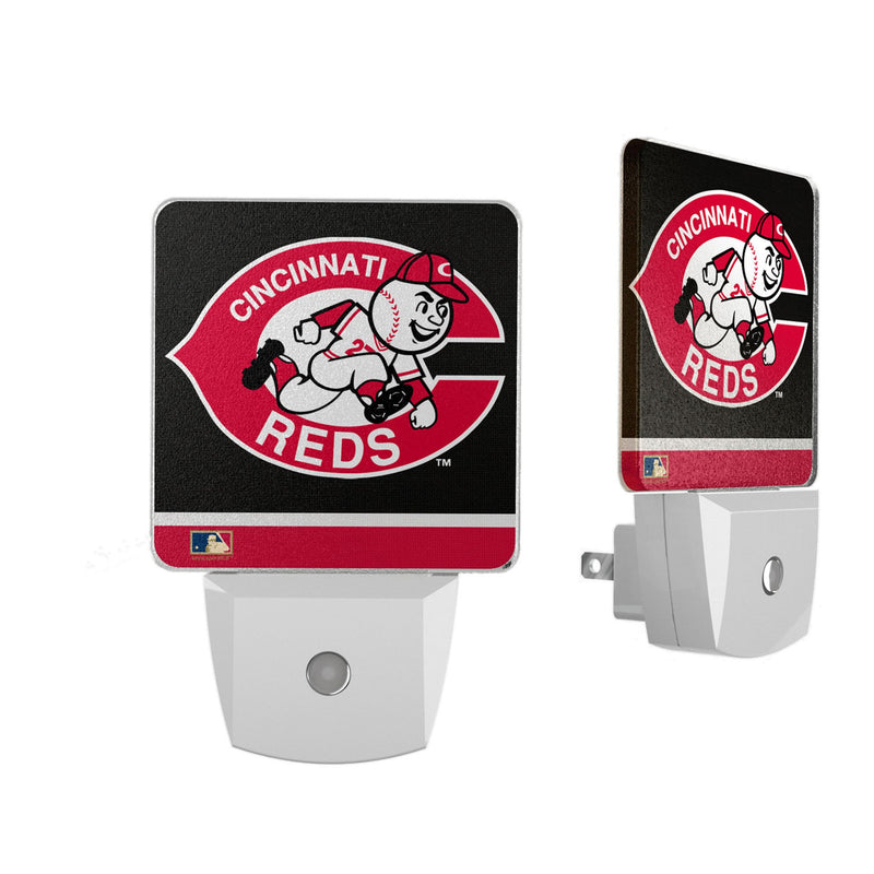 Cincinnati Reds 1974-1992 - Cooperstown Collection Stripe Night Light 2-Pack