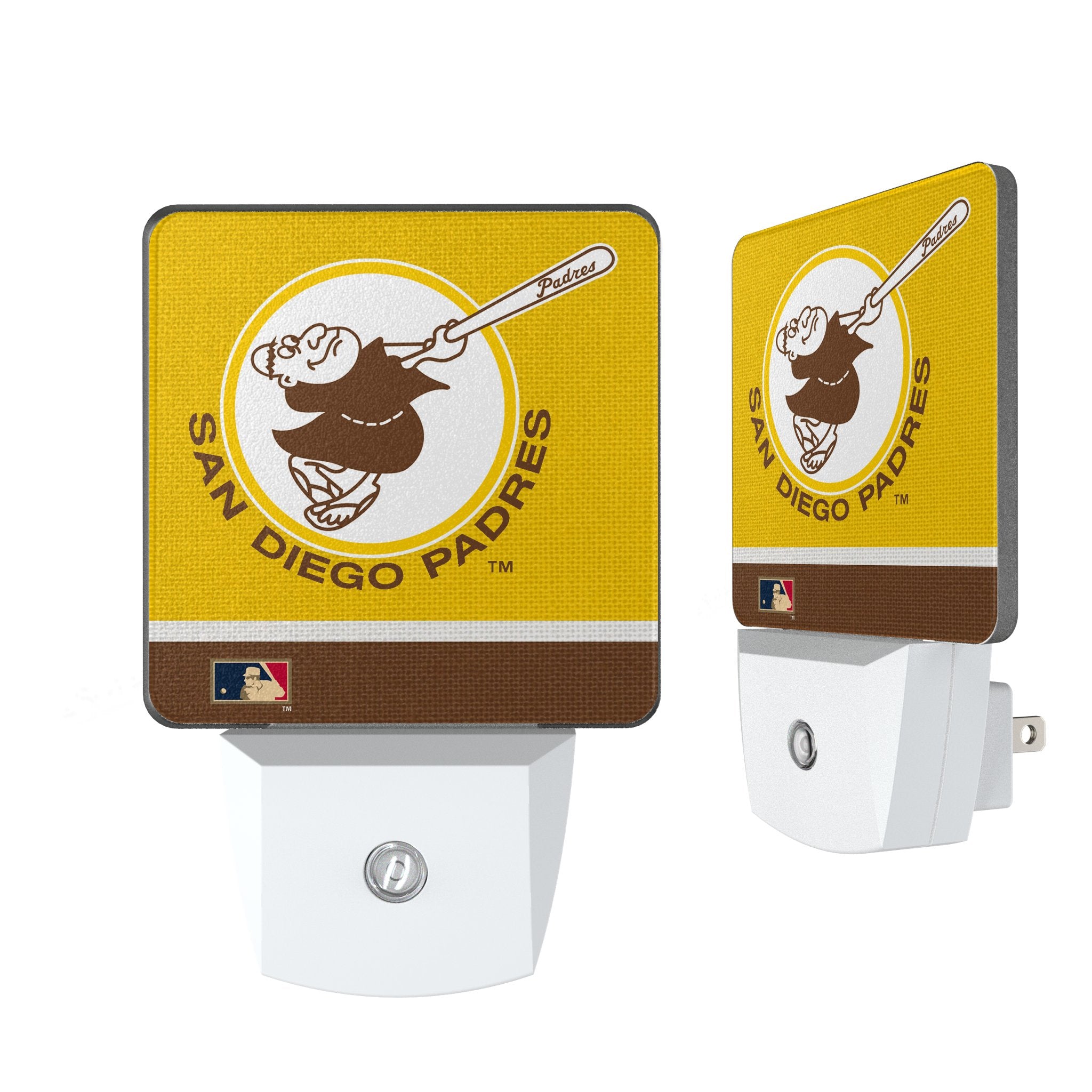 San Diego Padres 1969-1984 - Cooperstown Collection Stripe Night Light 2-Pack