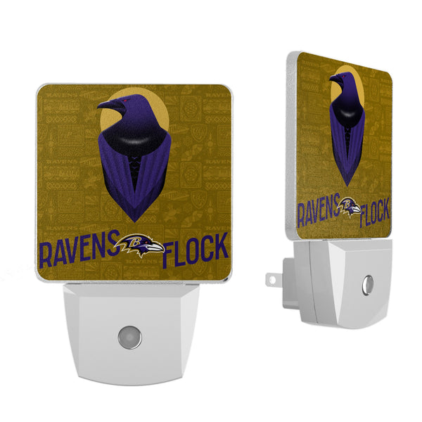 Baltimore Ravens 2024 Illustrated Limited Edition Night Light 2-Pack