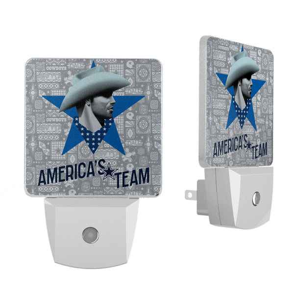 Dallas Cowboys 2024 Illustrated Limited Edition Night Light 2-Pack