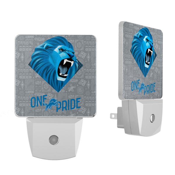 Detroit Lions 2024 Illustrated Limited Edition Night Light 2-Pack
