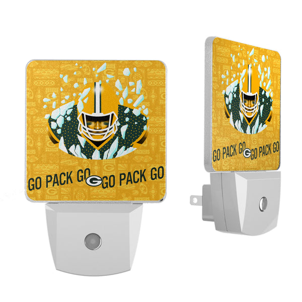 Green Bay Packers 2024 Illustrated Limited Edition Night Light 2-Pack