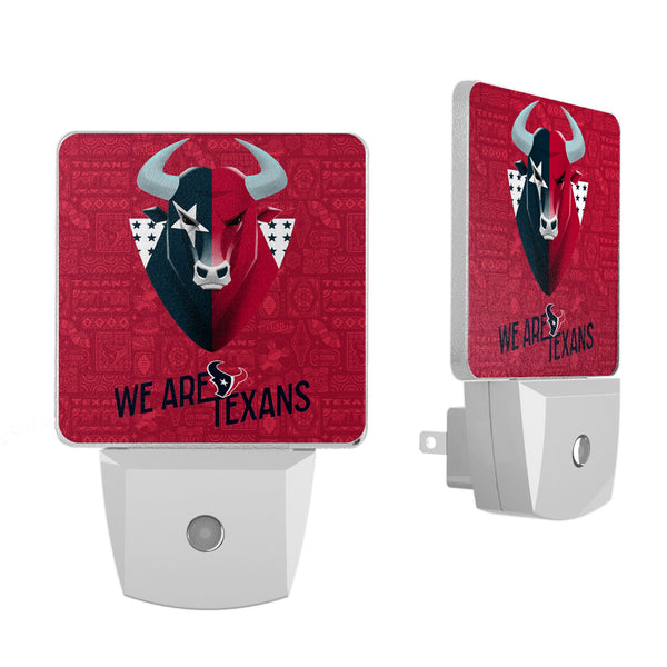 Houston Texans 2024 Illustrated Limited Edition Night Light 2-Pack