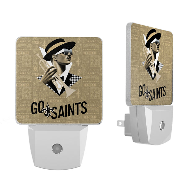 New Orleans Saints 2024 Illustrated Limited Edition Night Light 2-Pack