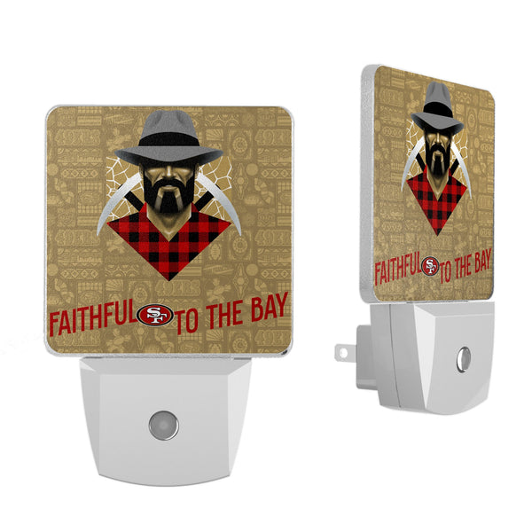 San Francisco 49ers 2024 Illustrated Limited Edition Night Light 2-Pack