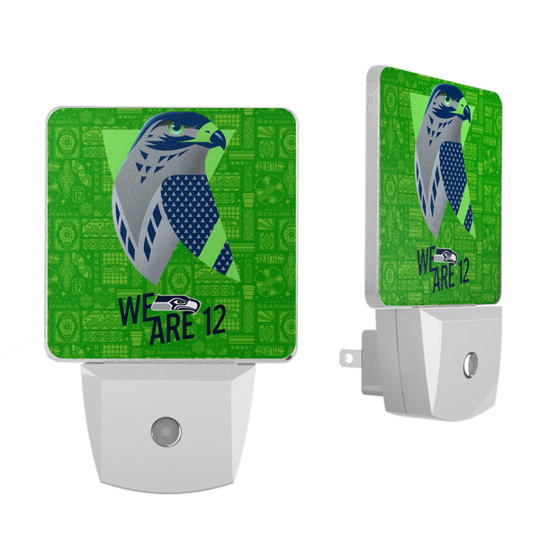 Seattle Seahawks 2024 Illustrated Limited Edition Night Light 2-Pack
