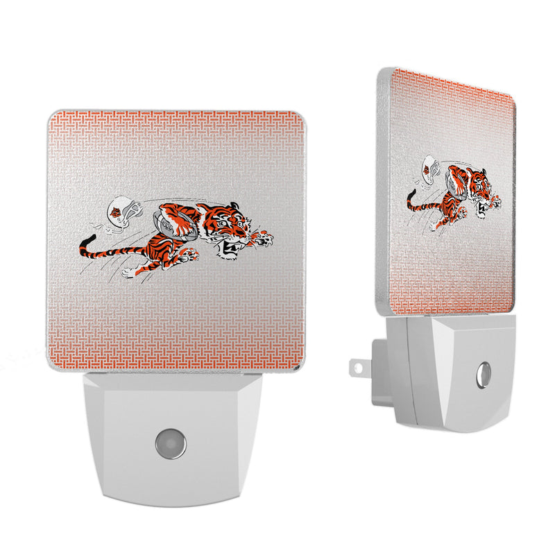 Cincinnati Bengals Historic Collection Linen Night Light 2-Pack