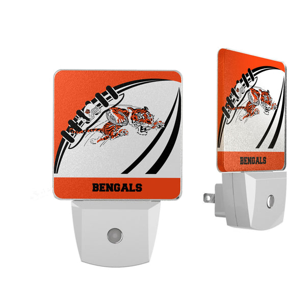 Cincinnati Bengals Historic Collection Passtime Night Light 2-Pack