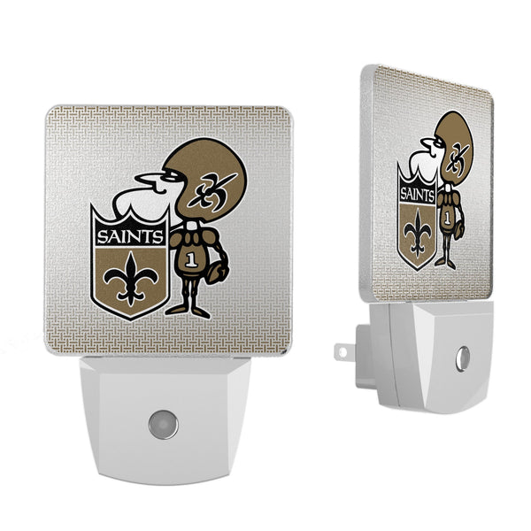 New Orleans Saints Historic Collection Linen Night Light 2-Pack