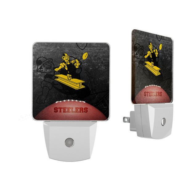 Pittsburgh Steelers 1961 Historic Collection Legendary Night Light 2-Pack