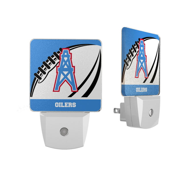 Houston Oilers Historic Collection Passtime Night Light 2-Pack