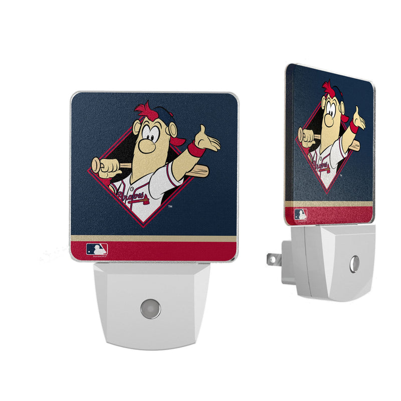 Atlanta Braves Stripe Night Light 2-Pack