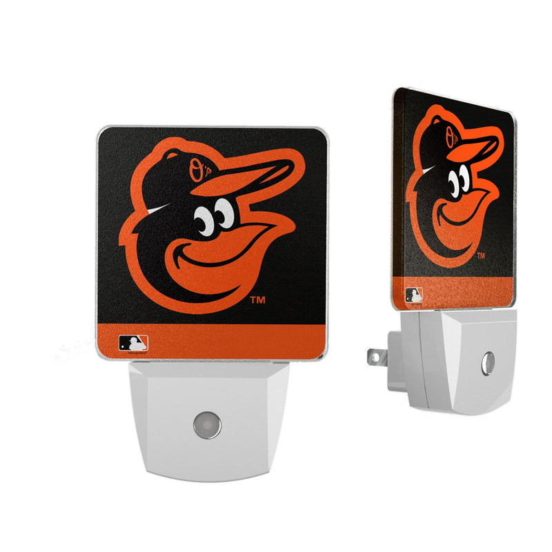 Baltimore Orioles Stripe Night Light 2-Pack