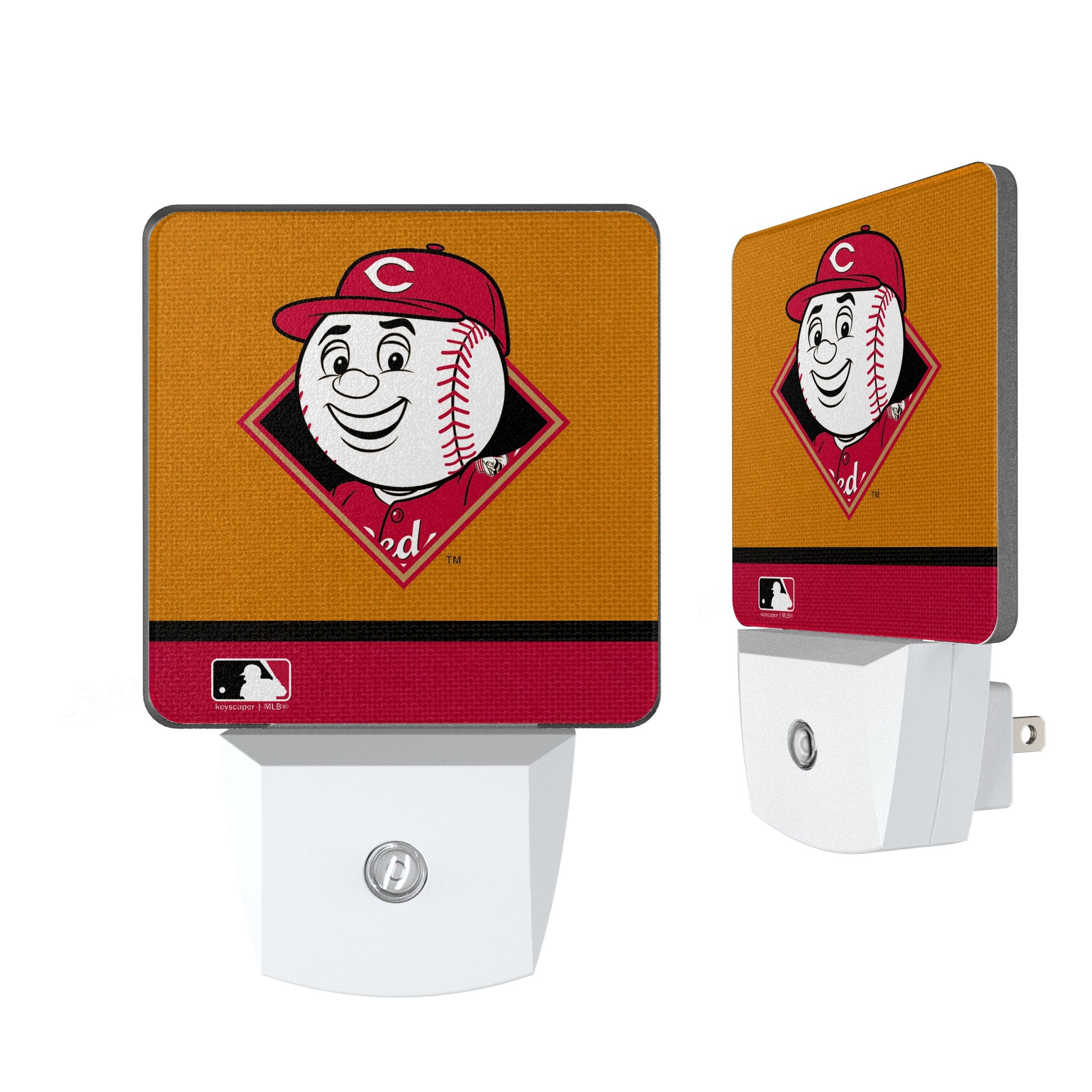 Cincinnati Reds Stripe Night Light 2-Pack