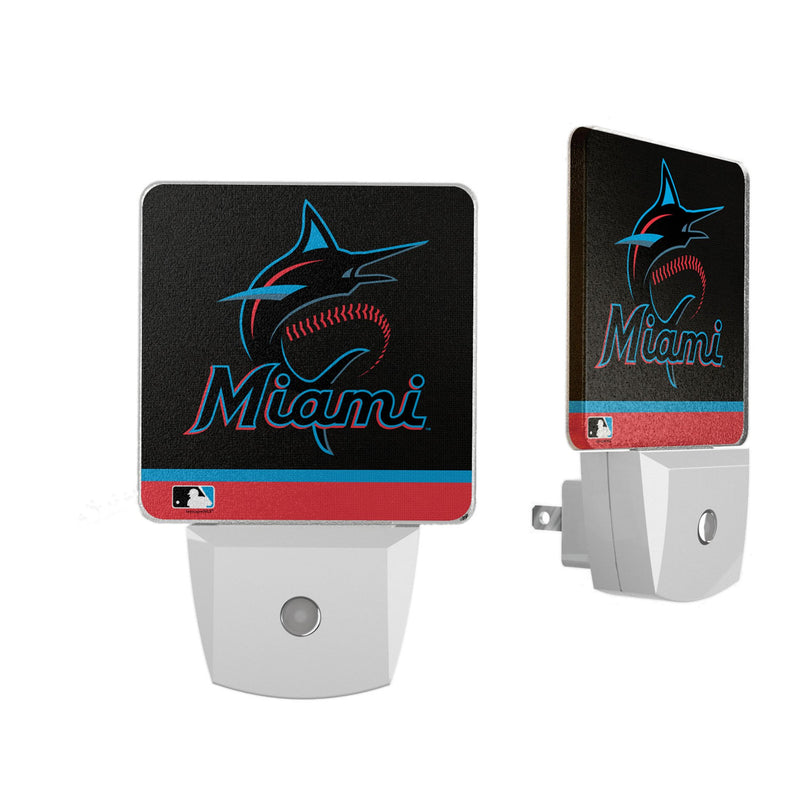 Miami Marlins Stripe Night Light 2-Pack