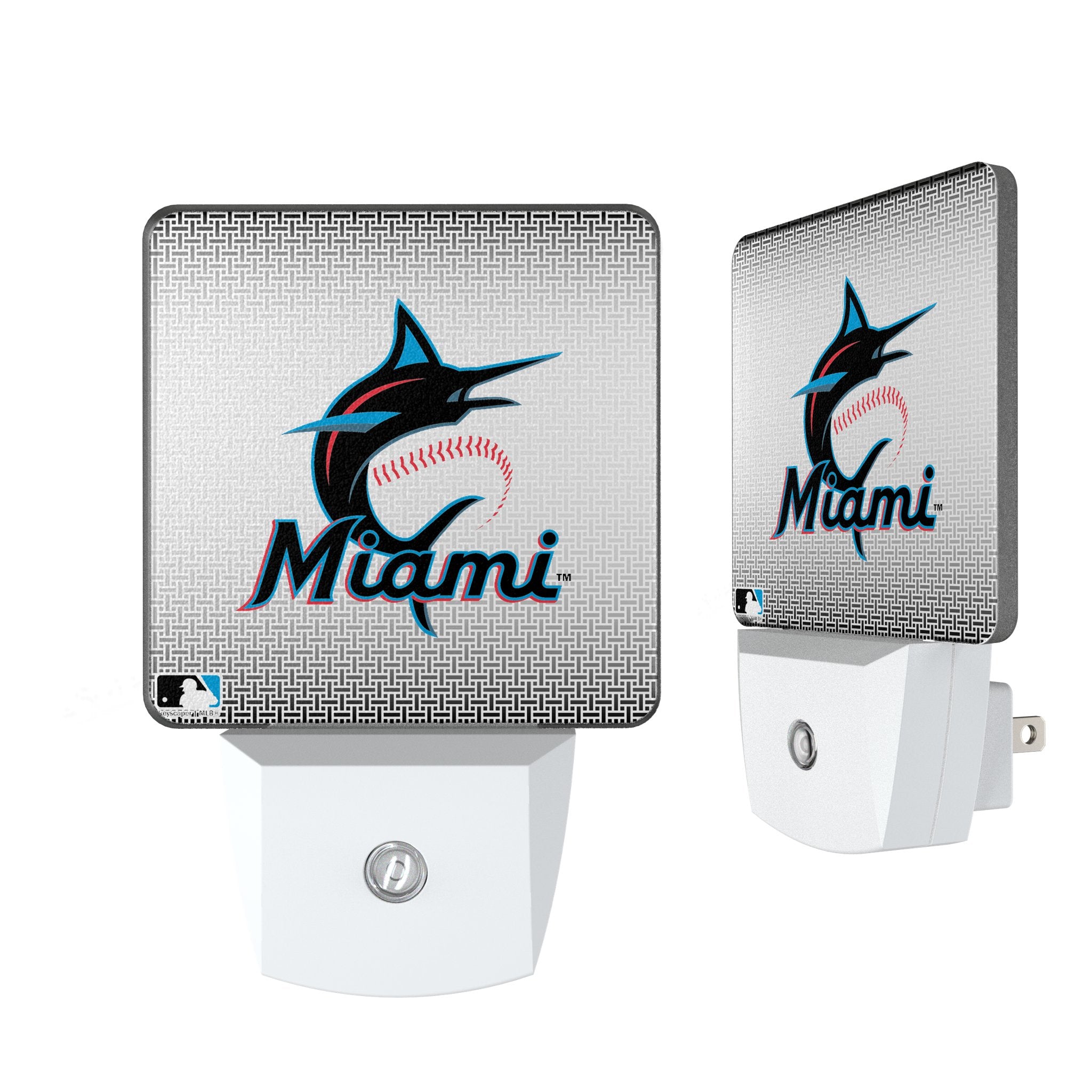 Miami Marlins Linen Night Light 2-Pack