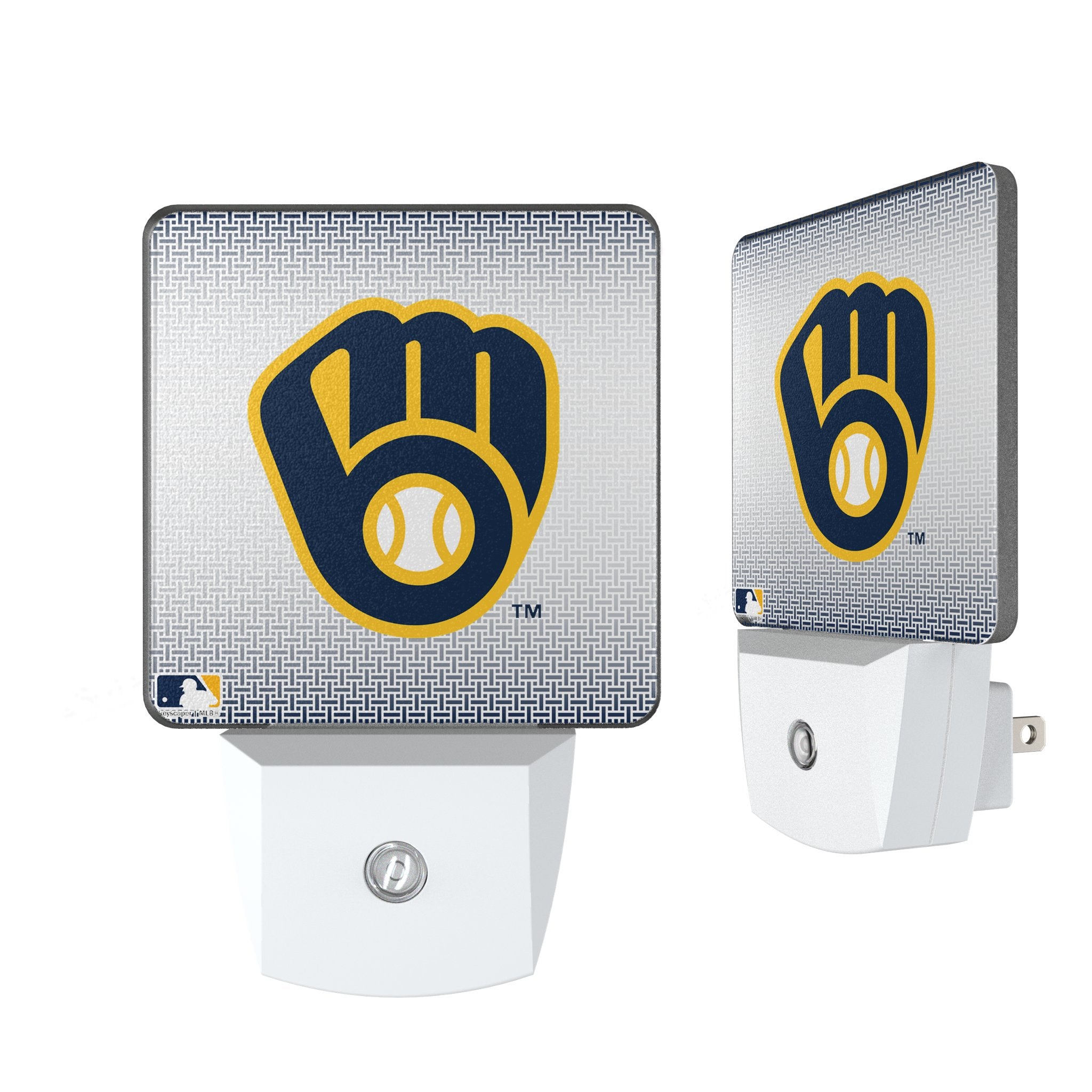 Milwaukee Brewers Linen Night Light 2-Pack