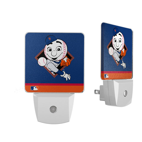 New York Mets Stripe Night Light 2-Pack