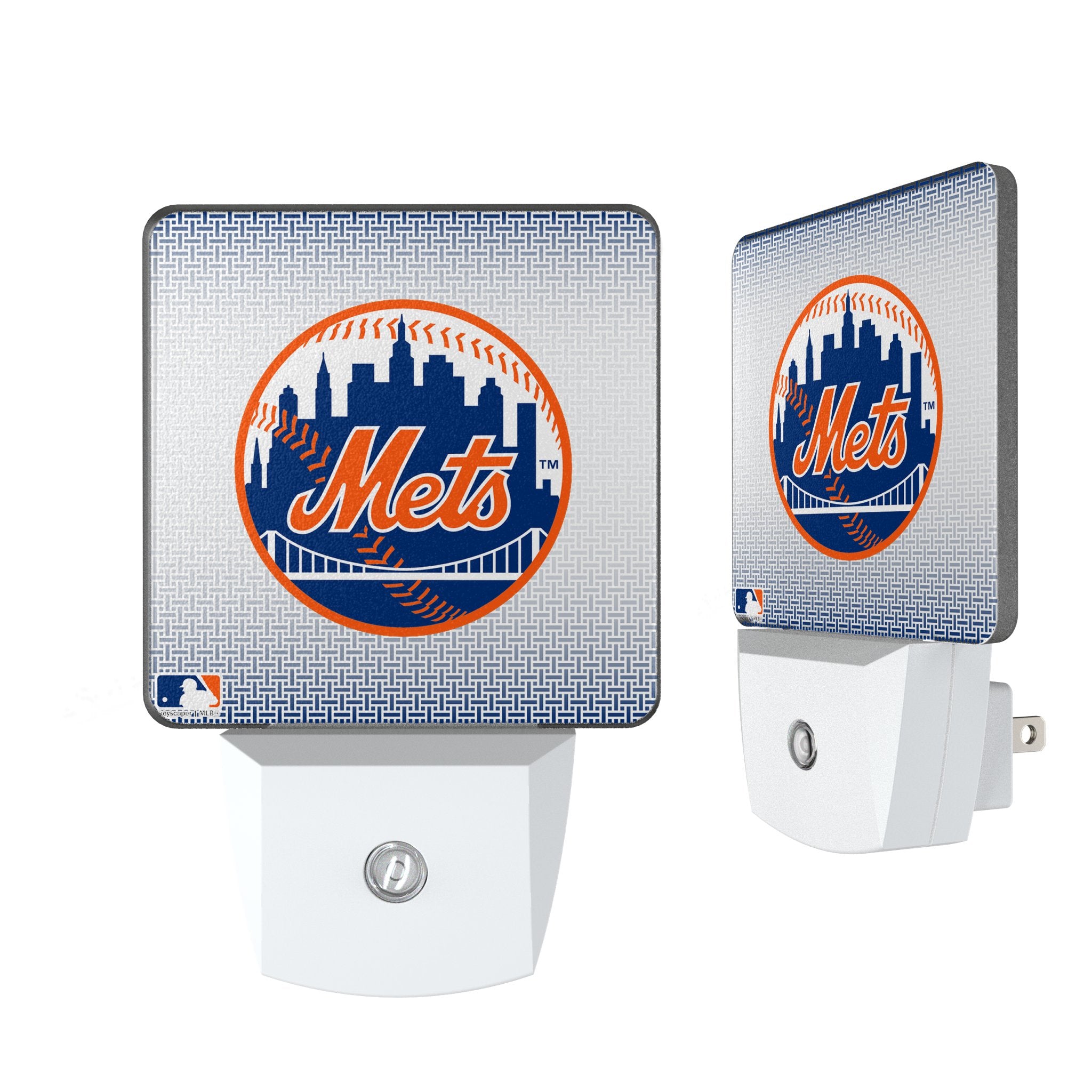 New York Mets Linen Night Light 2-Pack
