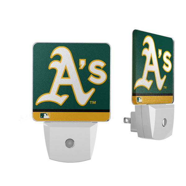 Oakland Athletics Stripe Night Light 2-Pack