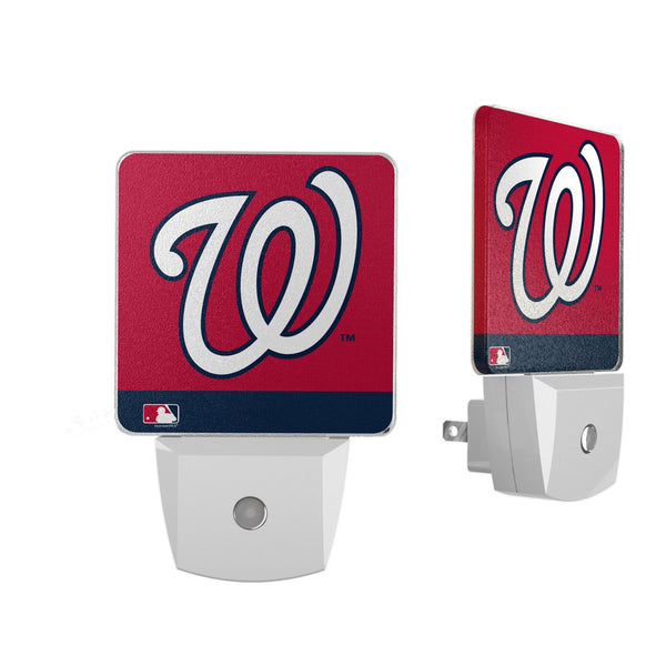 Washington Nationals Stripe Night Light 2-Pack