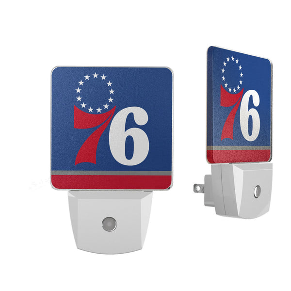 Philadelphia 76ers Stripe Night Light 2-Pack