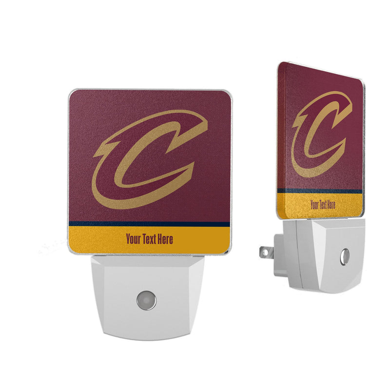 Cleveland Cavaliers Personalized Endzone Solid Night Light 2-Pack