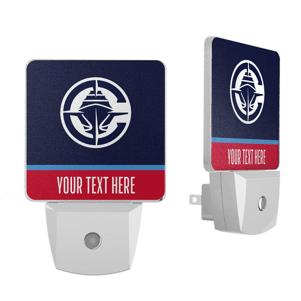 Los Angeles Clippers Personalized Endzone Solid Night Light 2-Pack