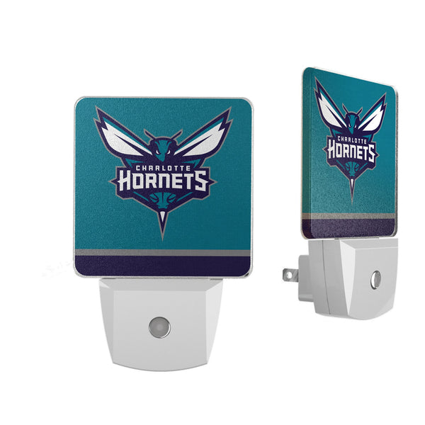 Charlotte Hornets Stripe Night Light 2-Pack