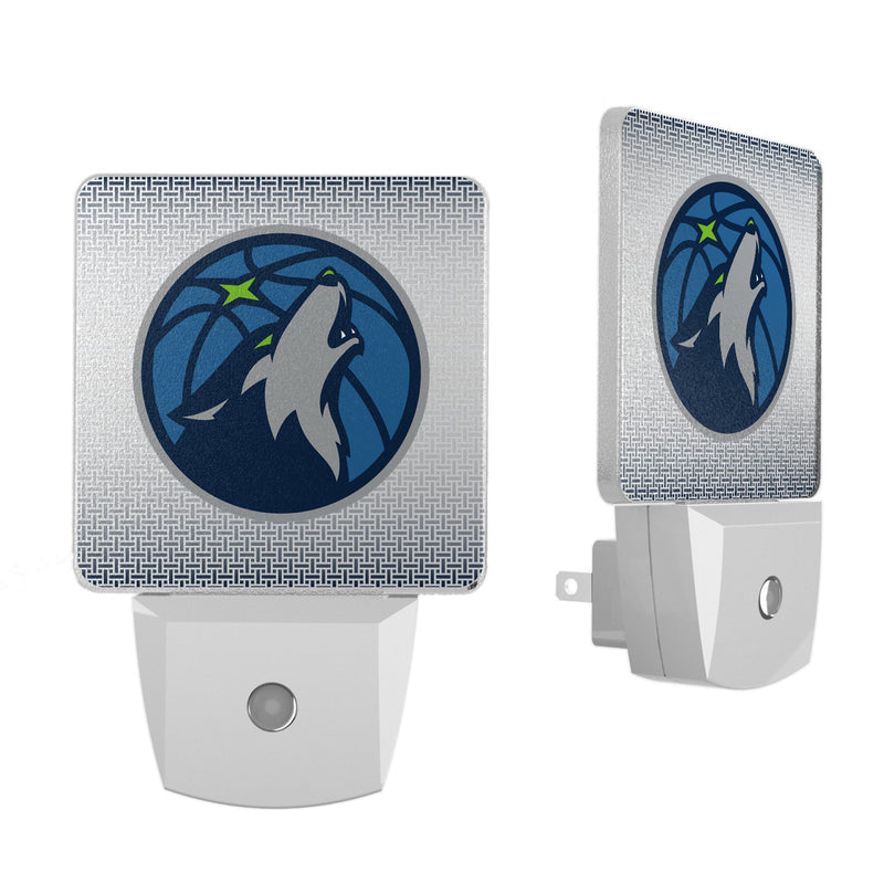 Minnesota Timberwolves Linen Night Light 2-Pack