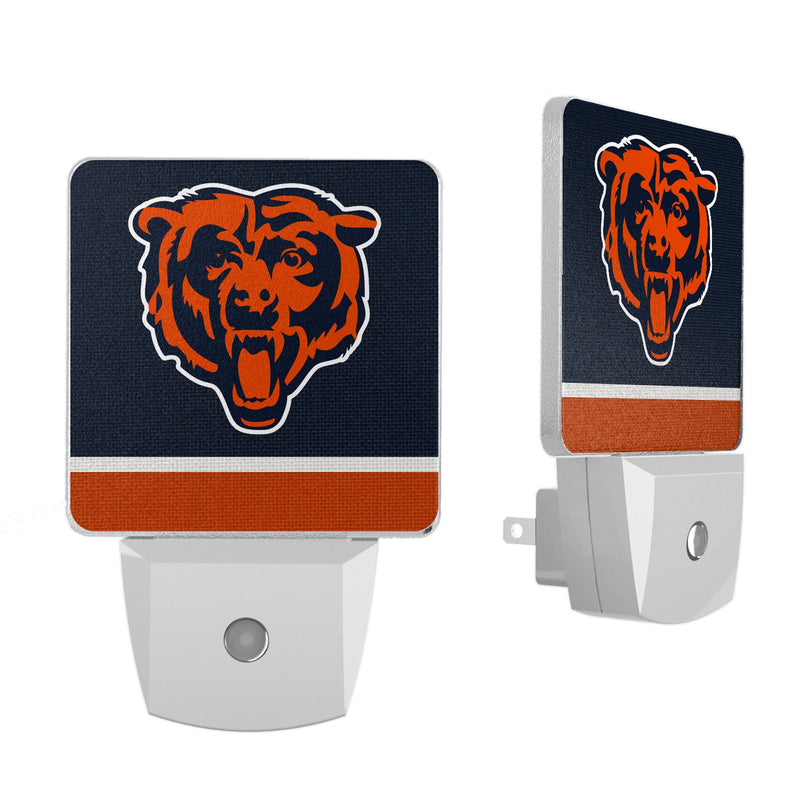 Chicago Bears Stripe Night Light 2-Pack