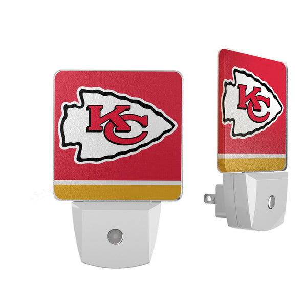 Kansas City Chiefs Stripe Night Light 2-Pack