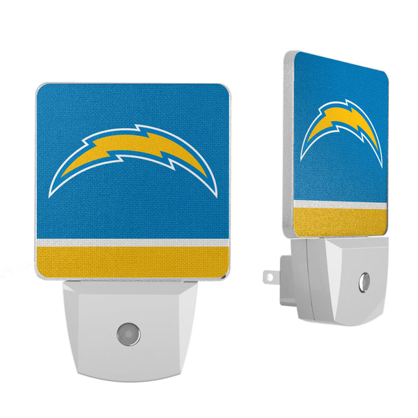 Los Angeles Chargers Stripe Night Light 2-Pack