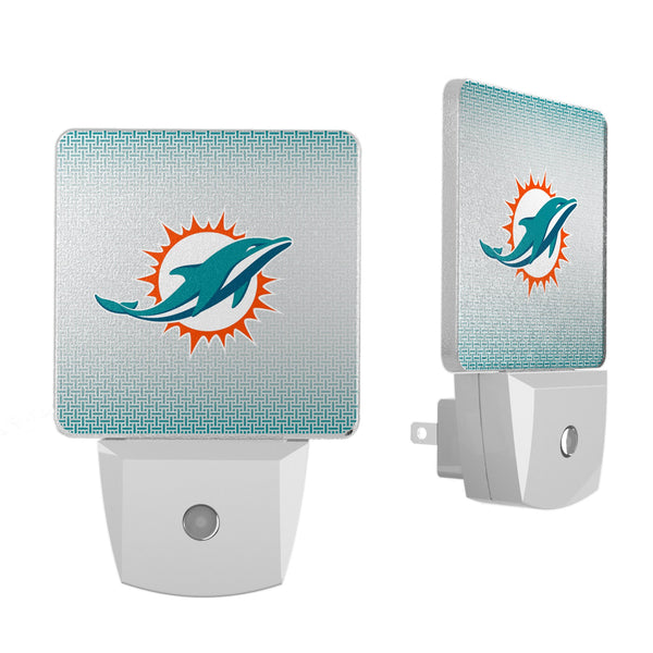 Miami Dolphins Linen Night Light 2-Pack