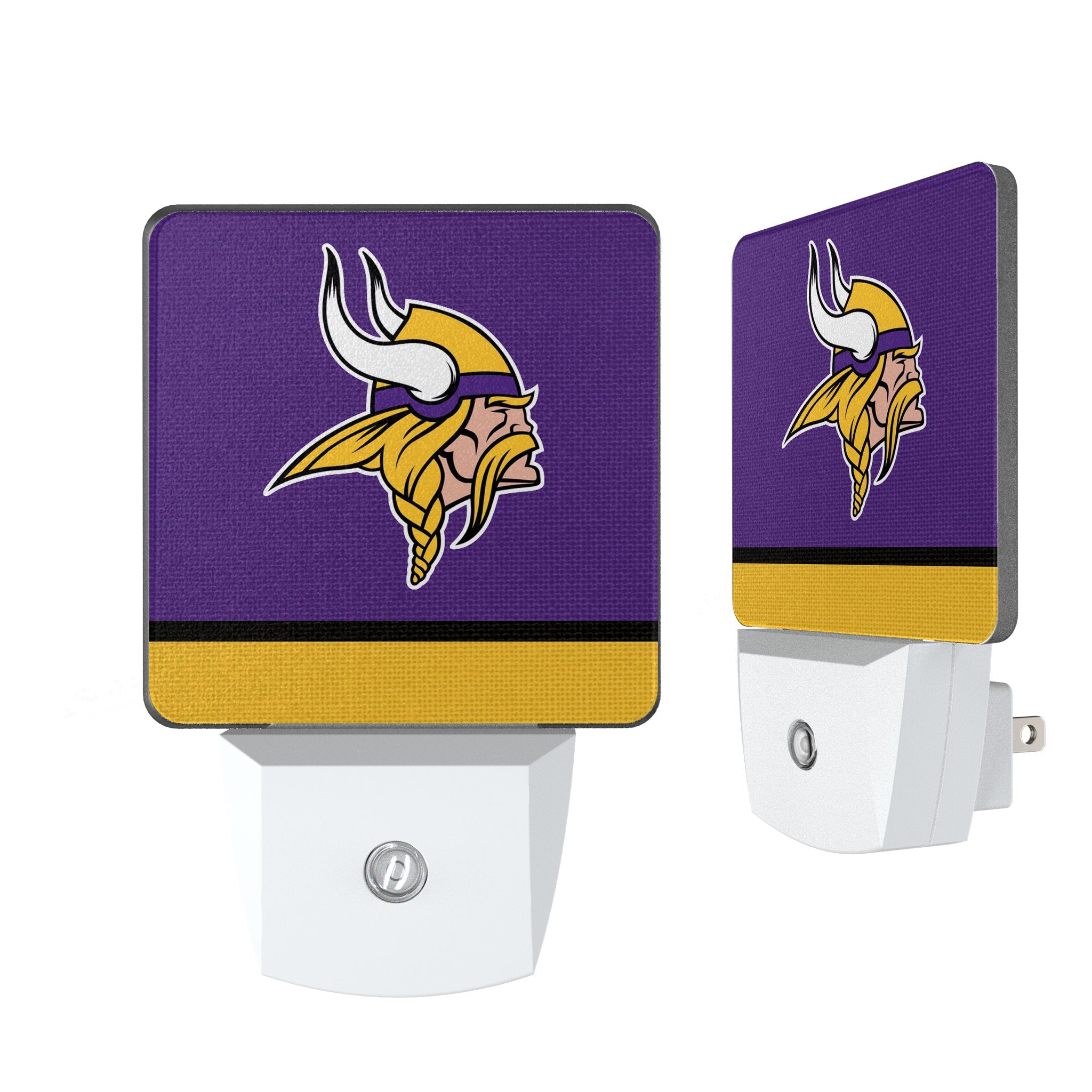 Minnesota Vikings Stripe Night Light 2-Pack