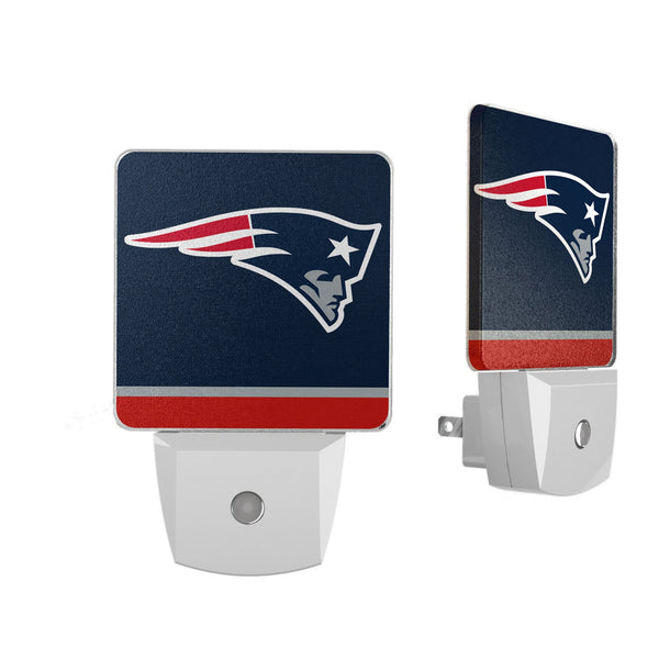 New England Patriots Stripe Night Light 2-Pack